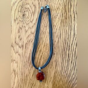 Silpada Amber pendant retired N1285